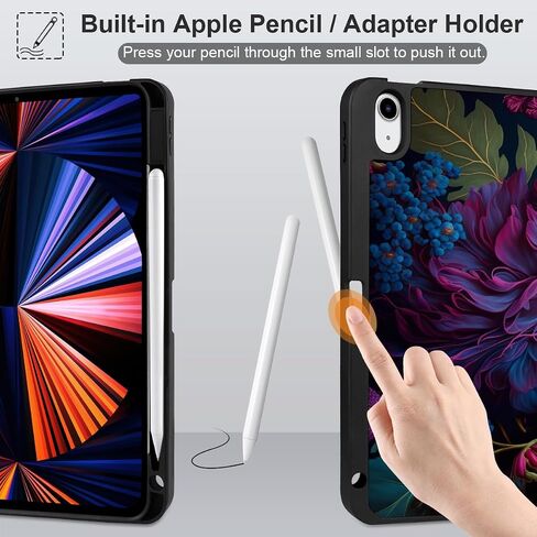 حافظة MEEgoodo لجهاز iPad A16 الجيل الحادي عشر 11 بوصة 2025/iPad الجيل العاشر 10.9 بوصة 2022، غطاء كمبيوتر لوحي مع حامل ثلاثي الطي + حامل أقلام + تنبيه/غفو تلقائي + غطاء خلفي ناعم من مادة TPU، أبيض منقط ووردي in Kuwait