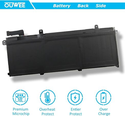 L18M3P73 L18M3P74 Laptop Battery Compatible with Lenovo ThinkPad T490 T495 P43S Series L18L3P73 SB10K97645 02DL007 L18M4P73 SB10K97646 L18C3P72 L18M4P74 L18C3P71 SB10K97648 11.52V 51Wh 4345mAh in Saudi Arabia