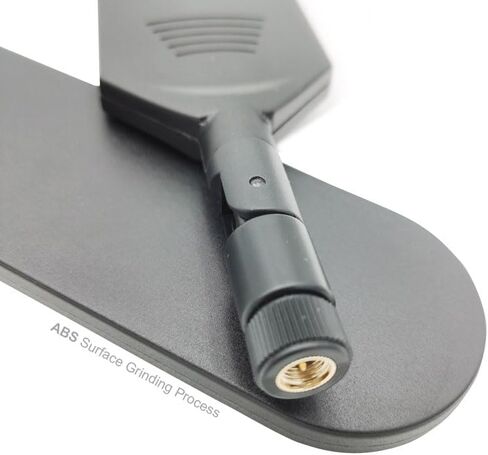 Banyanxin 5G 4G 3G 2G WiFi Router Antenna High Gain 18dBi Folding Signal Booster Wide Range (Black 2PCS) in Saudi Arabia