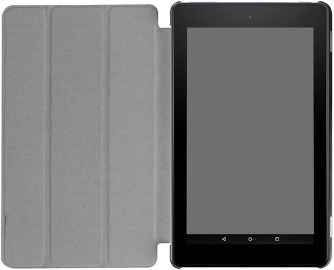 غطاء كمبيوتر لوحي لجهاز Amazon Kindle Fire 7 الجيل السابع والتاسع (إصدار 2017/2019)، حافظة جلدية خفيفة الوزن بحامل قابل للطي رفيع للغاية لجهاز Kindle Fire HD7 7th SR043KL الجيل التاسع 7 بوصة (KST-Pink) in Kuwait