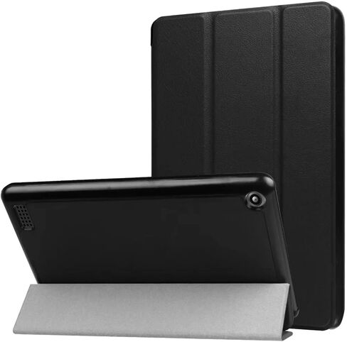 غطاء كمبيوتر لوحي لجهاز Amazon Kindle Fire 7 الجيل السابع والتاسع (إصدار 2017/2019)، حافظة جلدية خفيفة الوزن بحامل قابل للطي رفيع للغاية لجهاز Kindle Fire HD7 7th SR043KL الجيل التاسع 7 بوصة (KST-Pink) in Kuwait