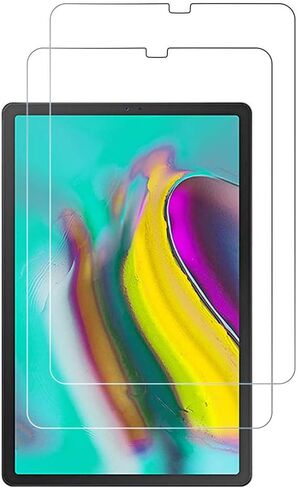 واقي شاشة لجهاز Galaxy Tab S5e مقاس 10.5 بوصة، (قطعتان) واقي شاشة رفيع وشفاف مقاوم للخدش لهاتف Samsung Galaxy Tab S6 / Tab S5e T720 / T860 in Saudi Arabia