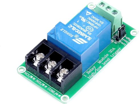 وحدة ترحيل 5 فولت 30 أمبير ذات قناة واحدة، مستوى عالٍ ومنخفض، حمل عزل Optocoupler 30 أمبير تيار مستمر 30 فولت تيار متردد 250 فولت للتحكم في أتمتة PLC، التحكم في النظام الصناعي (5 فولت، قناة واحدة) in Kuwait