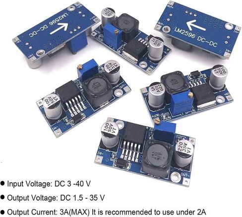 XL6009 DC-DC وحدة تعزيز الطاقة مع خرج قابل للتعديل يتجاوز LM2577 4A الحالي 3-32 فولت 400 كيلو هرتز 5 قطعة in Kuwait