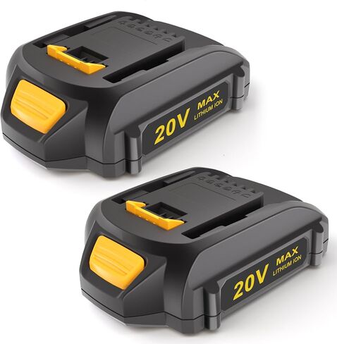 2 حزمة بطاريات 20 فولت 3.5 أمبير متوافقة مع أدوات Worx 20 فولت، استبدل بطارية Worx 20 فولت PowerShare WA3520 WA3525 WA3575 WG151s WG155s WG251s WG255s WG540s WG545s WG890 WG891 in Kuwait