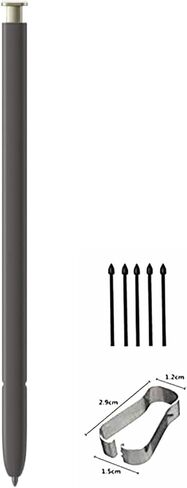 Galaxy S24 Ultra s Pen (WithoutBluetooh) Replacement for Samsung Galaxy S24 Ultra Stylus Pen(4096 Pressure Senesor)+ 5PCS Tips/Nibs (Titanium Gray) in Kuwait