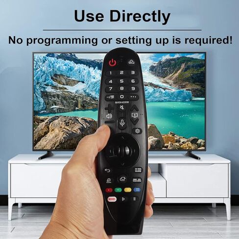 New AN-MR19BA Replaced Remote Control for 2019 Select LG Models W9 E9 C9 B9 SM99 SM95 SM90 SM86 SM81 UM80 UM75 UM73 UM71 UM6970 Smart TV Replacement [NO Voice Magic Pointer Function] (with Batteries) in Saudi Arabia