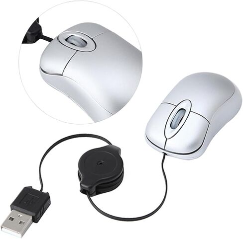 jojofuny ماوس سلكي ماوس سلكي ماوس كمبيوتر محمول مريح ماوس سلكي ماوس جيب صغير الفئران ماوس USB قابل للسحب ماوس هادئ محمول صامت عمل صغير قابس USB ماوس كمبيوتر صغير in Kuwait