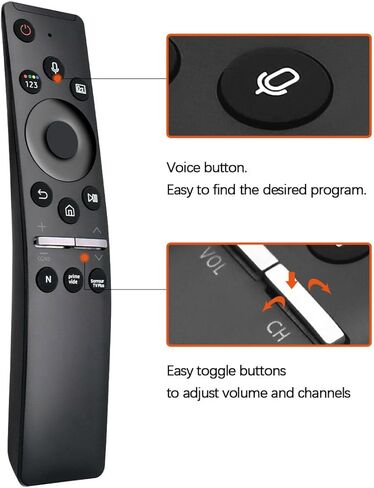 بديل صوت جديد BN59-01330A RMCSPR1AP1 BN59-01330V لجهاز التحكم عن بعد لتلفزيون سامسونج UN55TU850DFXZA UN55TU8200FXZA UN65TU8200 UN85TU8000FXZA QN75Q80TAFXZA QN55Q80TAFXZA QN85Q80TAFXZA QN65Q70TAFXZA in Kuwait