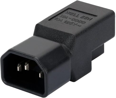IEC 320 C20 ذكر إلى SAA أستراليا محول طاقة أنثى 3 دبوس، قابس ذكر C20 16A إلى مقبس قياسي أسترالي ثلاثي الفتحات لمحول قابس التيار المتردد PDU UPS (C20 إلى SAA) in Kuwait