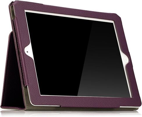 RUBAN Folio Case for iPad 4th Generation/iPad 3rd Gen (2012 Model), iPad 2 (2011 Model) 9.7 inch Tablet - [Corner Protection] Slim Fit Smart Stand Protective Cover Auto Sleep/Wake, American Flag in Saudi Arabia