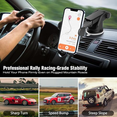 3-in-1 Cell Phone Holders for Cars,2024 Upgrade universal car phone holder, Universal Car Phone Holder for Dashboard Air Vent Windshield.Compatible with all iPhones and other cell Phone in Saudi Arabia