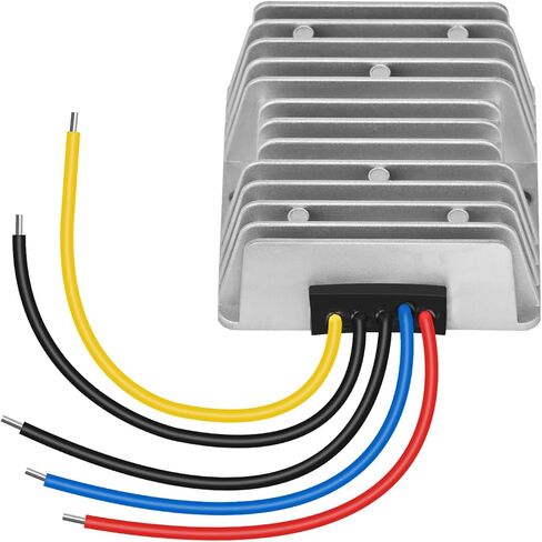 DC-DC 24V 36V 48V إلى 12V 10A 120W محول خفض الجهد لعربة الجولف منظم الجهد المخفض محول باك مقاوم للماء، RV وحزم البطاريات المختلفة (DC 17V-60V مدخلات مع التحكم في Acc) in Kuwait