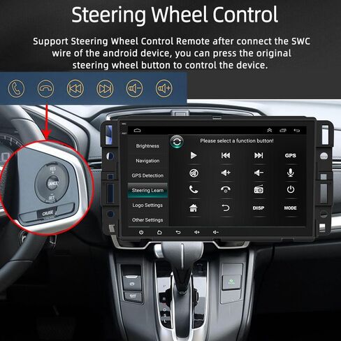 Android 13 لسيارة Chevy Silverado GMC Sierra Buick Enclave Radio 2007-2012 8 بوصة IPS شاشة تعمل باللمس ستيريو سيارة مدمج DSP GPS لاسلكي CarPlay/كاميرا احتياطية أوتوماتيكية سلكية تعمل بنظام Android/DSP/SWC in Saudi Arabia