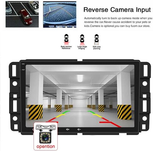 Android 13 لسيارة Chevy Silverado GMC Sierra Buick Enclave Radio 2007-2012 8 بوصة IPS شاشة تعمل باللمس ستيريو سيارة مدمج DSP GPS لاسلكي CarPlay/كاميرا احتياطية أوتوماتيكية سلكية تعمل بنظام Android/DSP/SWC in Saudi Arabia