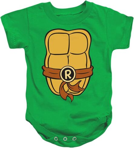 بدلة Popfunk Classic TMNT Teenage Mutant Ninja Turtles Raphael Chest للجنسين للأطفال الرضع، كيلي جرين، 12 شهرًا in Kuwait
