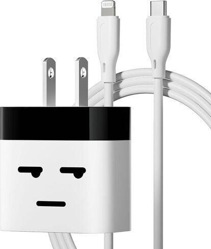 KOSTA 30W Fast Charger [MFi Certified] Dual USB Charger Adapter with 5ft USB-C to Lightning Cord Cable Compatible with i.Pad, i.Phone 14 13 12 11 Pro Max(Color: Exotic) in Saudi Arabia