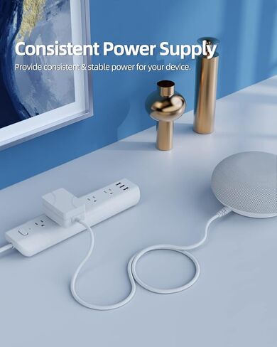 15W AC Charger Fit for Google-Nest-WiFi, Nest-Mini (2 gen) Smart Speaker Power Adapter Supply Cord Cable in Saudi Arabia