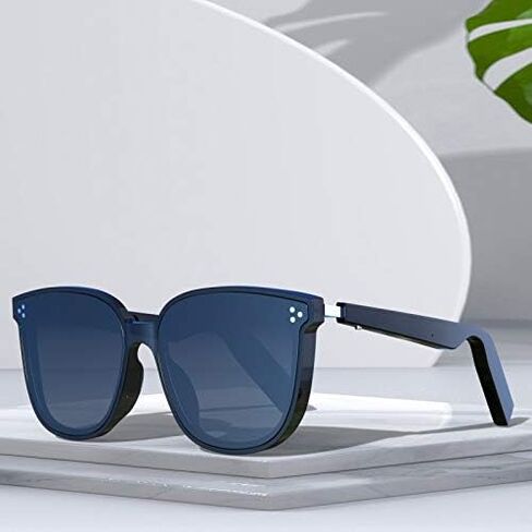 WGP Smart Glasses with AI Translation, Support 110+ Languages, Blue Light Blocking Glasses, Voice Recorder with App, Open Ear Headphones, Bluetooth Audio Glasses for Woman&Man(White) in Saudi Arabia