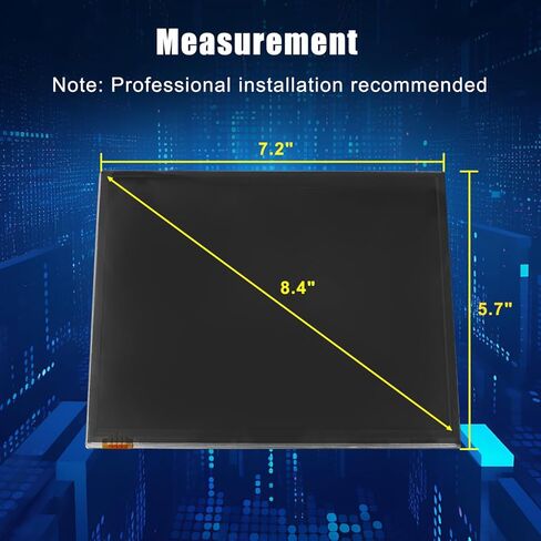 شاشة LCD LAJ084T001A مقاس 8.4 بوصة مع محول رقمي زجاجي بشاشة تعمل باللمس تناسب كرايسلر 300 2011-2014، لشاحن دودج 2011-2014، للرحلة 2011-2018، لدارت 2013-2017 in Kuwait