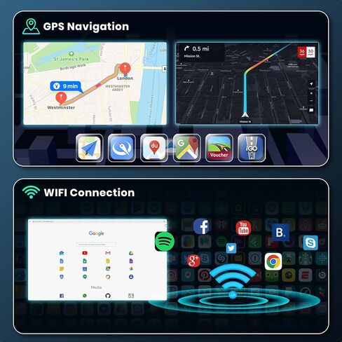2G+32G Android Car Stereo for Honda Civic 2006-2011,Car Radio 10.1'' Touch Screen Head Unit with Bluetooth GPS Navigation Mirror Link FM RDS WIFI AHD Backup Camera Steering Wheel Control Car Audio in Saudi Arabia