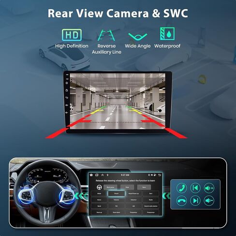 2G+32G Android Car Stereo for Honda Civic 2006-2011,Car Radio 10.1'' Touch Screen Head Unit with Bluetooth GPS Navigation Mirror Link FM RDS WIFI AHD Backup Camera Steering Wheel Control Car Audio in Saudi Arabia
