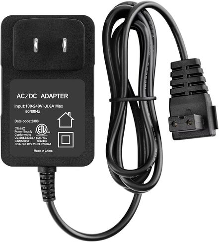 2-Prong 12.6V AC/DC Adapter Compatible with Wybot Osprey 200 300 Pro 300II HJ1103 WY1103 WY008-3 Cordless Pool Vacuum Li-ion Battery Model XSD-1261000NUSD WY1102 Automatic Swimming Pool Cleaner in Saudi Arabia