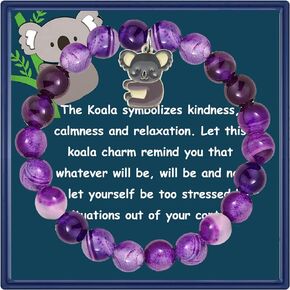 PARTNER Koala Lover Gift Koala Spirit Animal Gift Koala Bracelet Koala Charm Jewelry Inspiration Gift for Friend