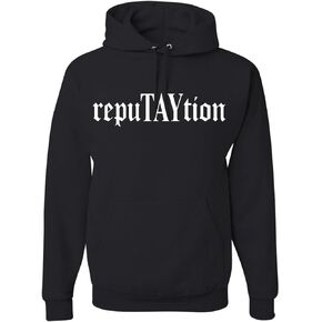 RepuTAYtion Unisex Hooded Sweatshirt Black
