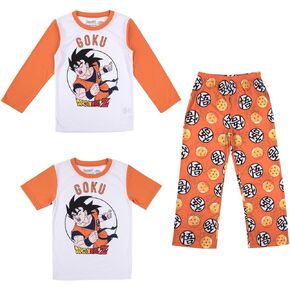 Bioworld Dragon Ball Z Goku Boy's 3-Pack Pajama Set