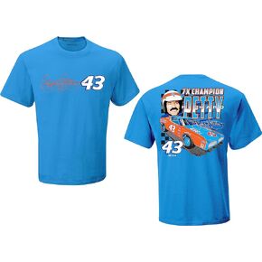 Richard Petty #43 NASCAR 2023 The King 7X Champ Adult 2 Sided T-Shirt