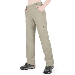 Outdoor Ventures Women's Convertible Pants, Quick Dry Hiking Zip-Off Pants, Stretch Lightweight Cargo Pants