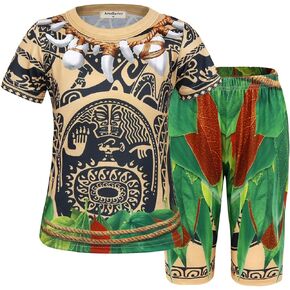 AmzBarley Boys Pajama Sets Little Kids Tattoo Short Sleeve Top and Short Sleepwear Toddler Summer Pjs Set 2Pcs Outfits