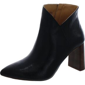 Jessica Simpson Womens Abrina Leather Block Heel Shooties