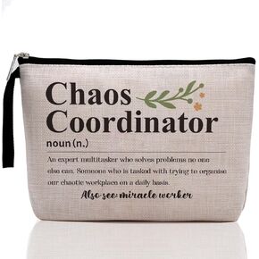 Inspirational Definition Makeup Bag Appreciation Gifts Reunion Gift Hawaiian Trip Gift for Aunt Sister Grandma Women Cosmetic Bag Zipper Pouch Bag Travel Bag for Christmas New Year's Day Birthday