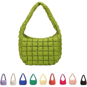 Bubble Quilted Hobo Women Handbag Cloud Tote Shoulder Bag Casual Crossbody Bag Gift for Women