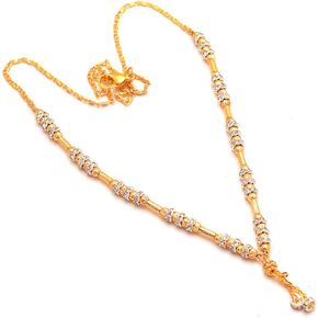 Jewar ad Necklace Indian Gold Plated Designer Layered Fashion Handcrafted Traditional Bollywood Royal Jewelry for Women & Girls