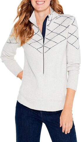 NIC+ZOE Women's Diamond Days Sweater in Saudi Arabia