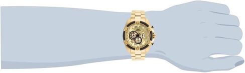 Invicta Men's 25515 Bolt 52mm Stainless Steel dial VD54 Quartz (One Size, Gold) in Saudi Arabia