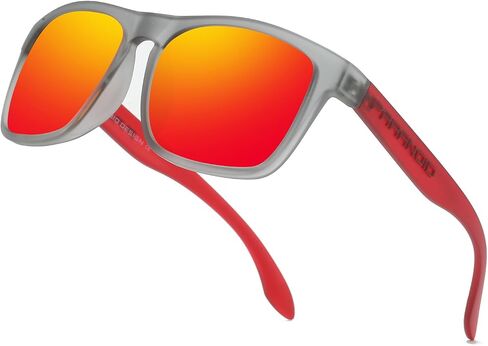 DUBERY Polarized Sunglasses for Men Women UV400 Protection Square Driving Sun Glasses Trendy Shades P8818 in Saudi Arabia