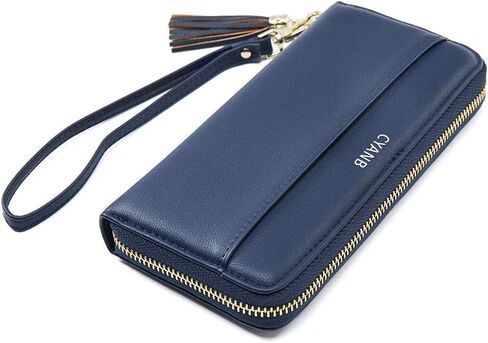 Women Wallets Tassel Bifold Ladies Cluth Wristlet Wrist strap Long Purse in Saudi Arabia