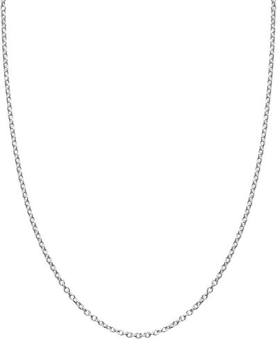 بلينغ فور يور باك من الفضة الإسترليني 2 مم سلسلة رولو الإيطالية الكلاسيكية، 14 بوصة - 36 بوصة in Kuwait