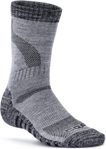 CQR 3 Pack Men and Women Wool Hiking Mid Calf Crew Socks, Moisture Wicking Breathable Outdoor Tactical Cushion boot Socks in Saudi Arabia