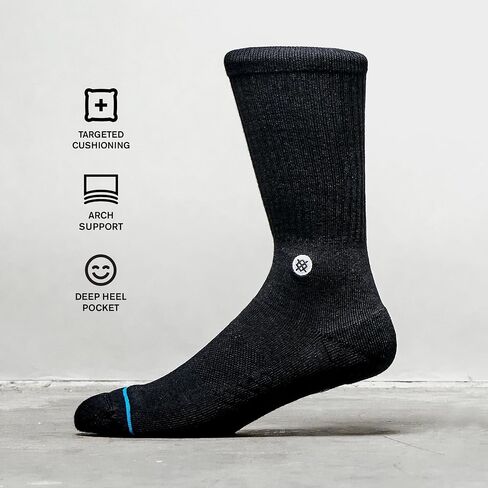 Stance Unwind Crew Socks (Medium, Magenta) in Saudi Arabia
