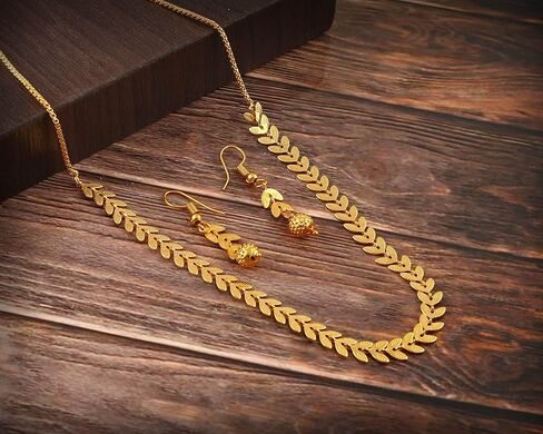 Jewar ad Necklace Indian Gold Plated Designer Layered Fashion Handcrafted Traditional Bollywood Royal Jewelry for Women & Girls in Saudi Arabia