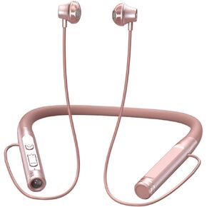 Neckband Bluetooth Headphones Wireless Earbuds with Microphone Flashlight Around the Neck Waterproof Sport Headset Noise Cancelling Ear Buds 120H Playtime for Running Cycling Cell Phone Android iOS