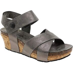 Pierre Dumas Womens Chantal-4 Wedge Sandal (10, Pewter)
