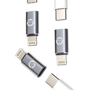 27W Fast Charger Adapter USB C Female to Lightning Male(3Pack)Charging Data Sync Cable Converter Type-c Port Charge Cord Connector for Apple Iphone 14 13 12 11 Pro Max Mini Xs Se 7 8 X Xr Plus IpadAir