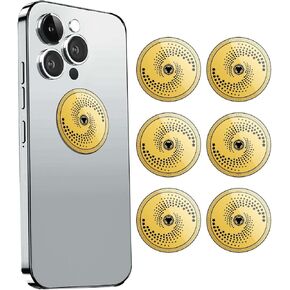Crystal Diamond Flashing Sticker Gold Protection Stickers, from All Phones/Tablets/Laptops/All Devices (6 Pcs)