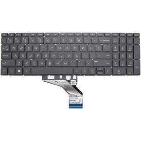 New Keyboard Replacement for HP 250 G7 255 G7 256 G7 17-CA 17-CA000 17-by 17-BY000 Home 15-da 15-da0000 15-da1000 15t-da0000 US Keyboard Backlit Black